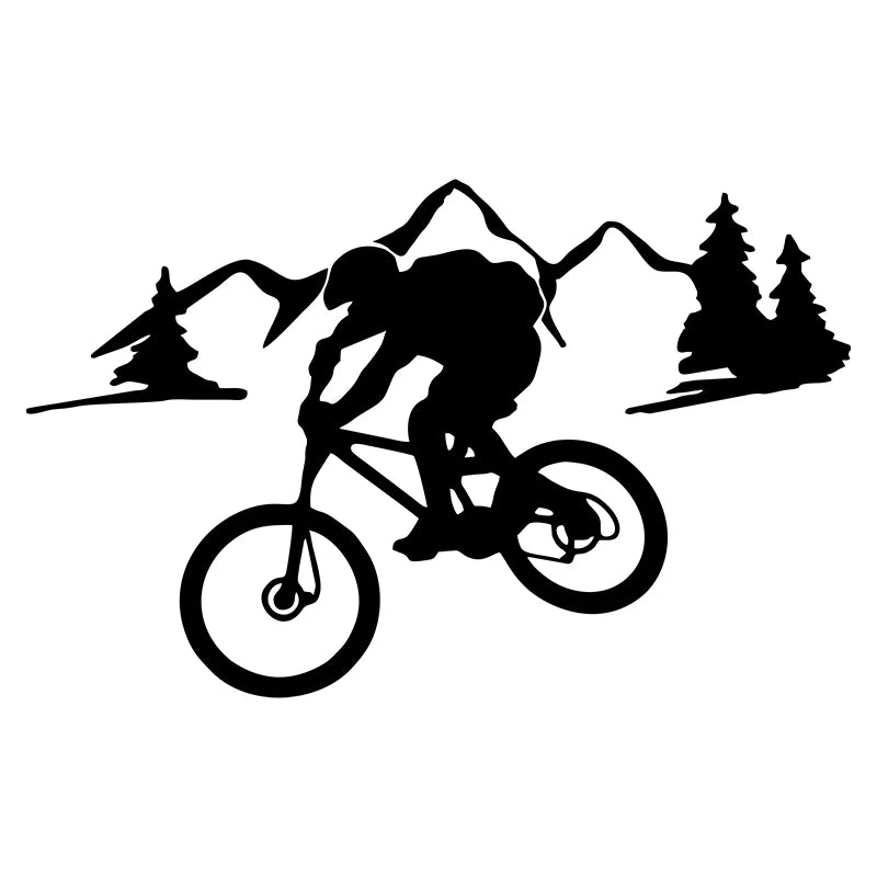 Mountain Bike Adventure Vinyl Decal