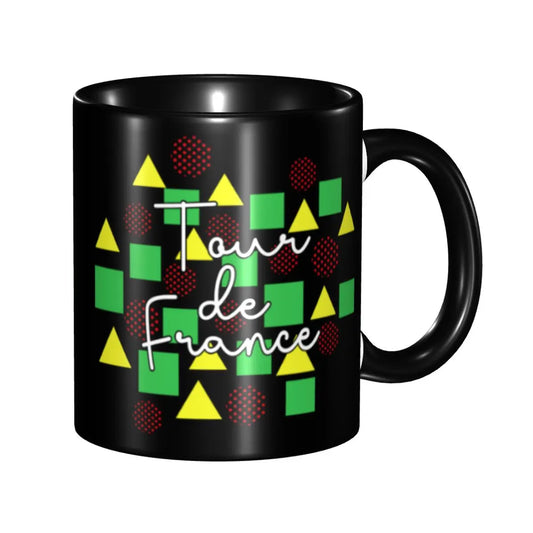 Cycling Race Ceramic Coffee Mug – 330ml Gift for Cyclists
