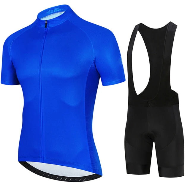Cycling Jersey and Bib Shorts Set 
