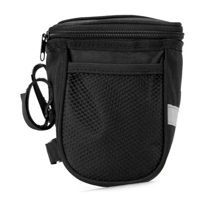 Bike Handlebar Bag with Phone Mount & Reflective Strip – Large Capacity Cycling Bag