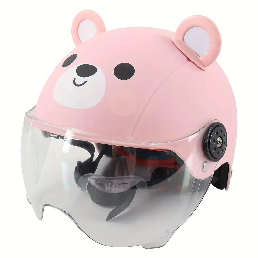 Kids Cartoon Bear Helmet