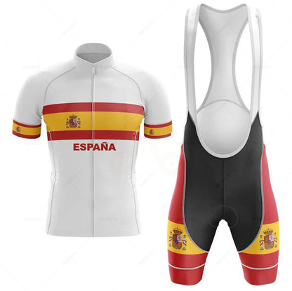 Conjunto de ciclismo Espanha 