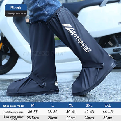 Waterproof High-Tube Cycling Shoe Covers