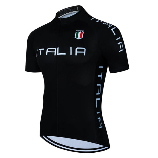 Men’s Short-Sleeve Cycling Jersey – 3D Ergonomic Cut, Cool Max Fabric & Extended Hem