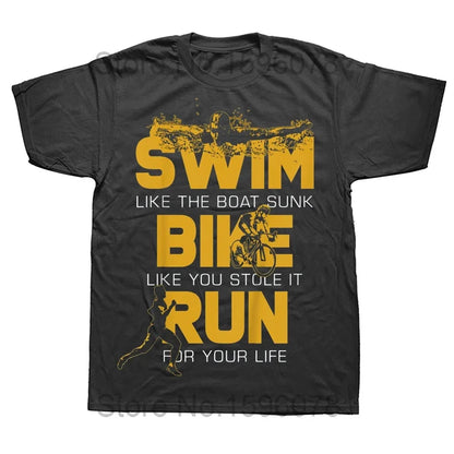 Magliette Triathlon Nuoto Bici Corsa 