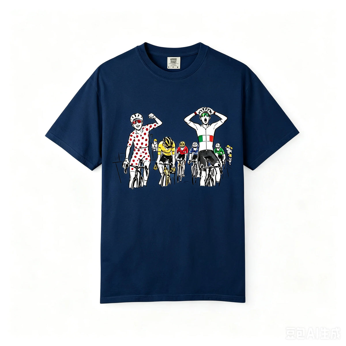 Tour de France 2026 Cycling Graphic Tee – Oversized Fit