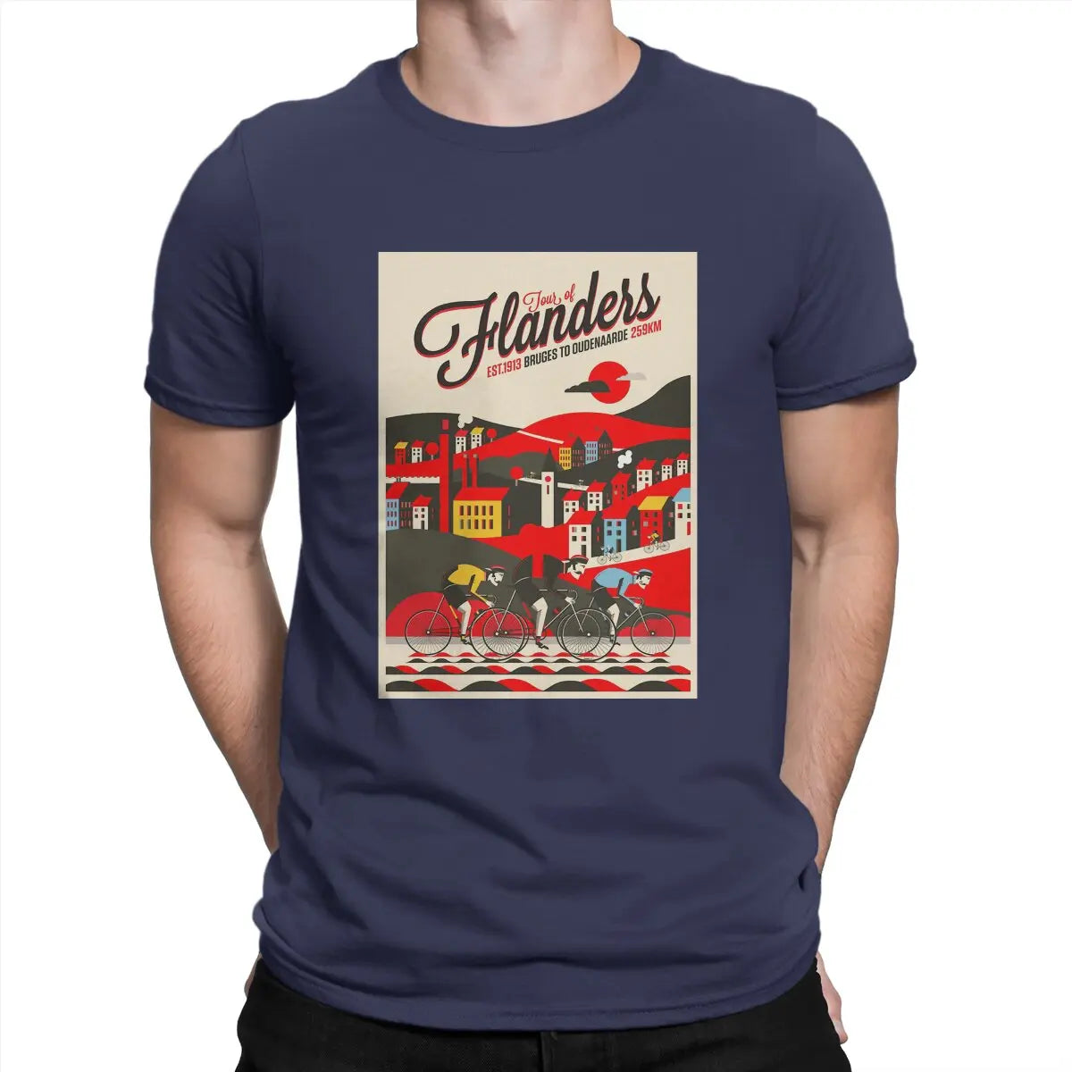 Vintage-Bike-Shirt der Flandern-Rundfahrt