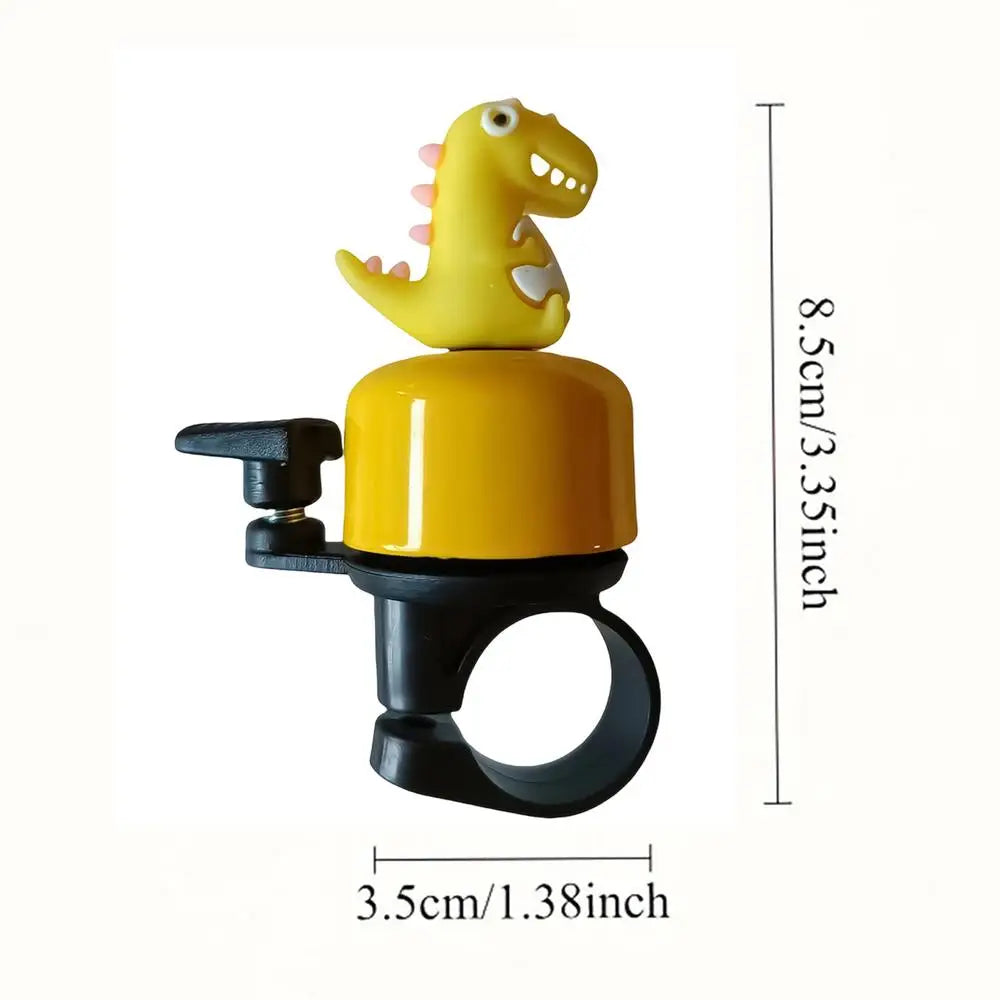 Dinosaur Kids Bike Bell – Loud Metal Horn | Blue, Pink & Yellow