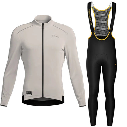 Camisa de ciclismo térmica forrada de lã quente