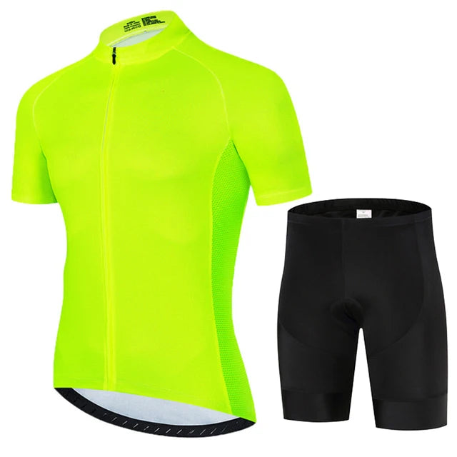 Cycling Jersey and Bib Shorts Set 
