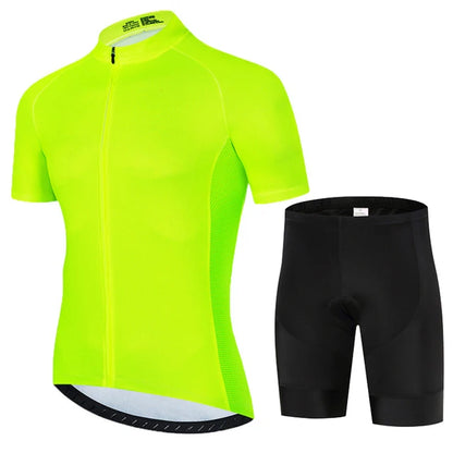 Cycling Jersey and Bib Shorts Set 