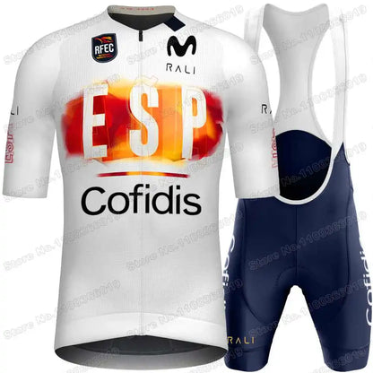 Camisola Nacional de Ciclismo MTB da Espanha 