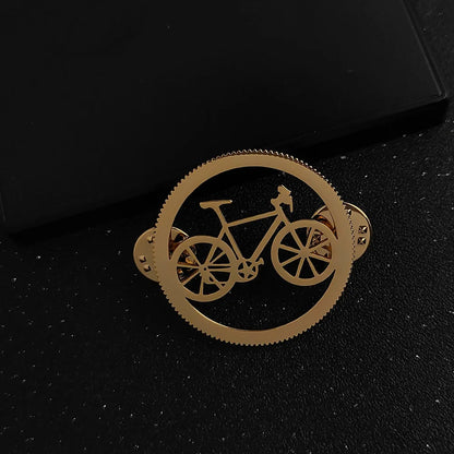 Fashion Bicycle Shape Brooch Men 