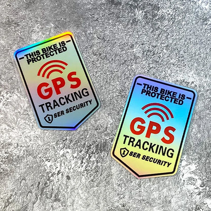 Holographic GPS Tracking Stickers