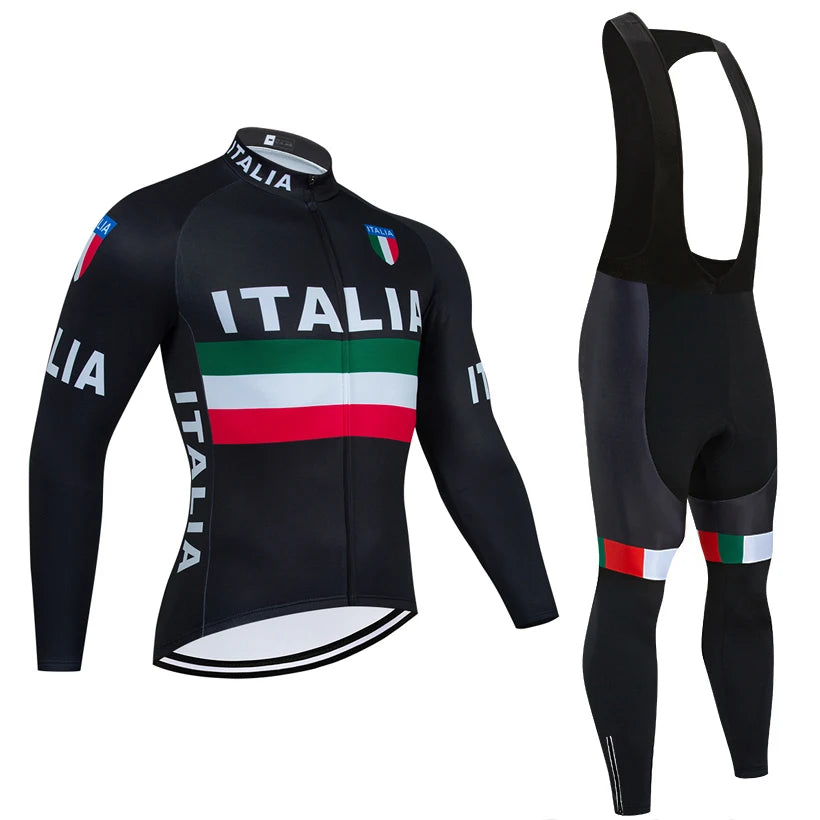 Winter Italy Cycling Jersey Set 
