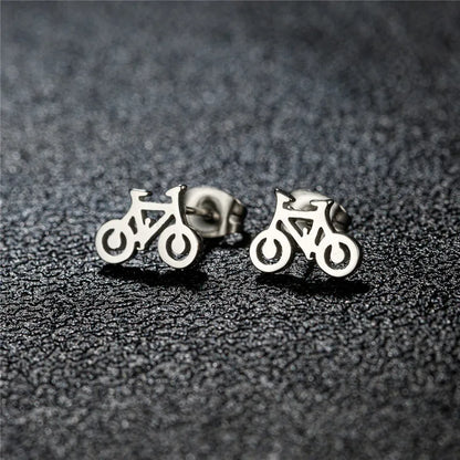 Bicycle Earrings for Men