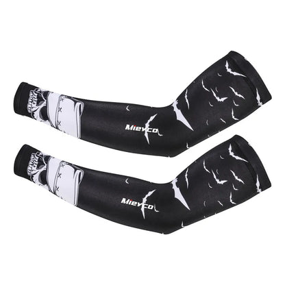 UV Protection Cycling Arm Sleeves – Breathable Ice Silk, Unisex