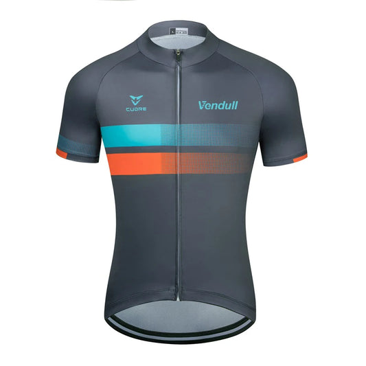 Men’s Short Sleeve Cycling Jersey – 3D Ergonomic Cut, Full Zip, 5 Designs