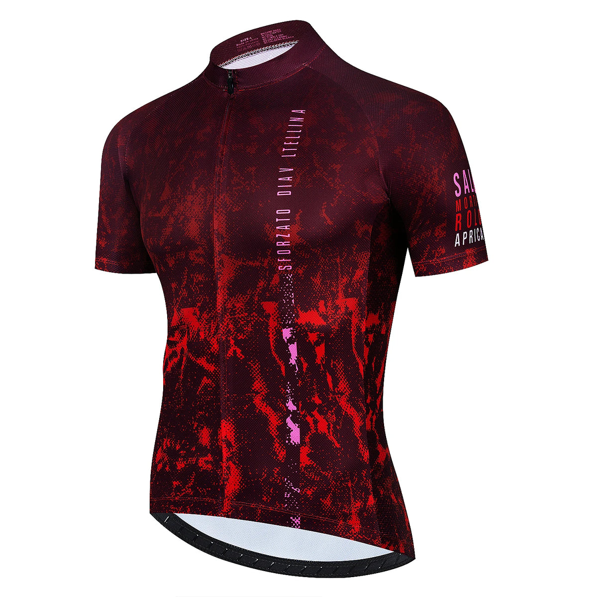 Men’s Short Sleeve Cycling Jersey – Breathable Road Bike Shirt