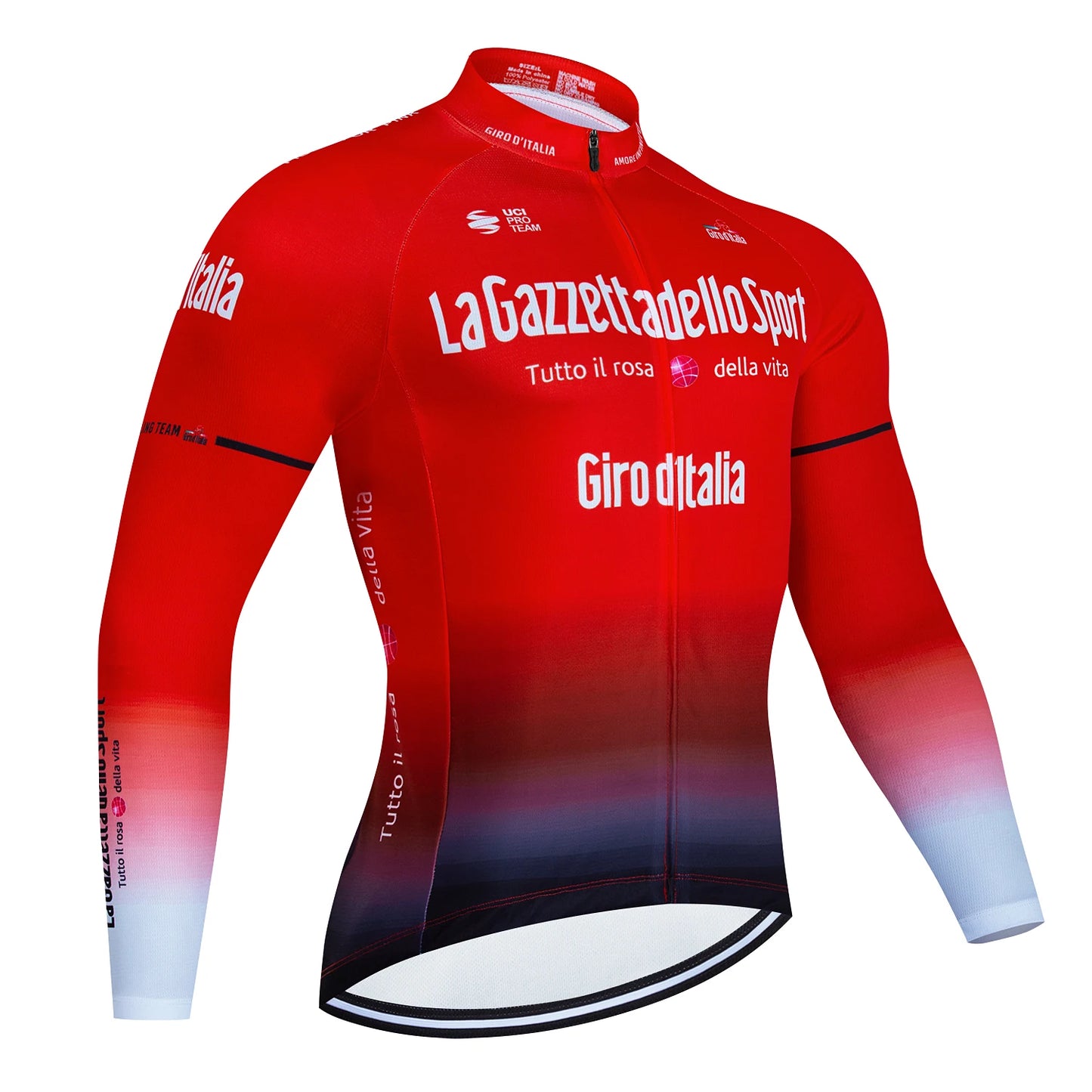 Langarm -Radsporttrikot
