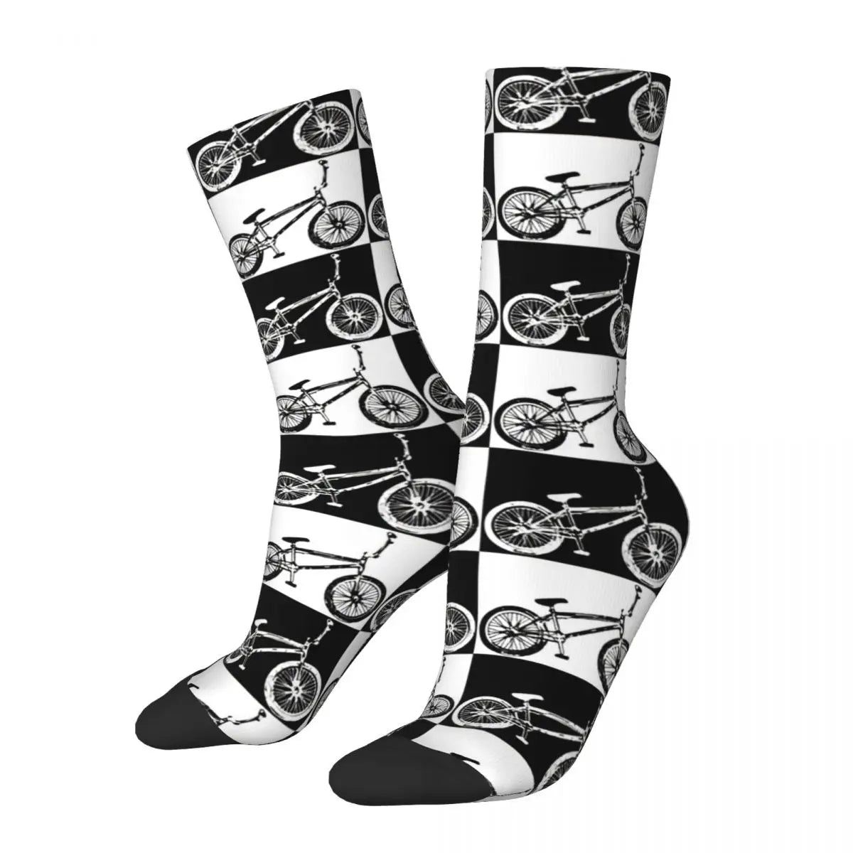 BMX Checkerboard Pattern Socks