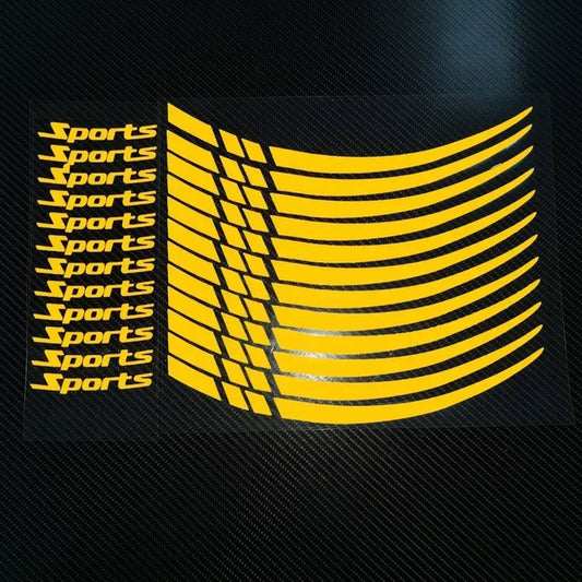 Wheel Rim Stripe Decal Tape – 18–21 Inch Reflective Sticker