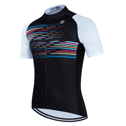 Men's Summer Cycling Jersey – Short Sleeve, Quick-Dry & Breathable
