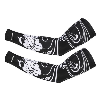 UV Protection Cycling Arm Sleeves – Breathable Ice Silk, Unisex
