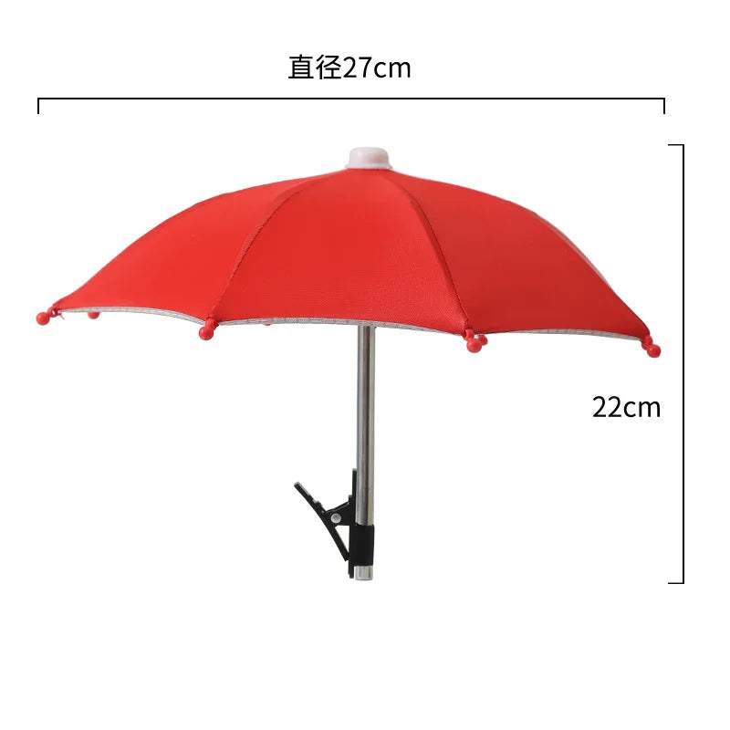 Ombrello parasole per cellulare