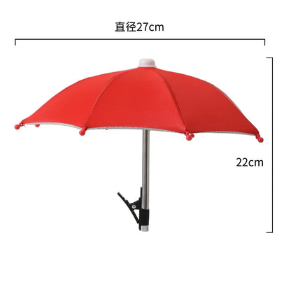 Ombrello parasole per cellulare