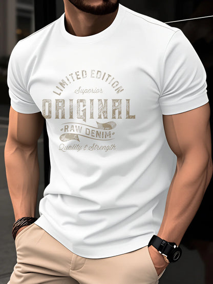 Men's Cycling Print T-Shirt – Cotton Casual Sports Tee