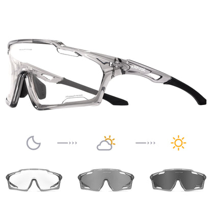 Light-Adaptive Cycling Glasses