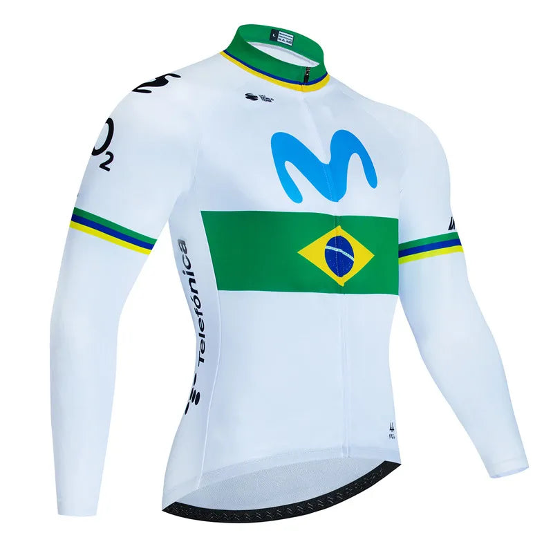 Spain Autumn Cycling Jersey Set 