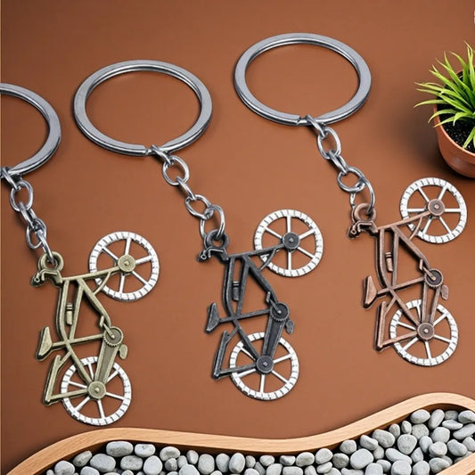 Vintage Bicycle Keychain 