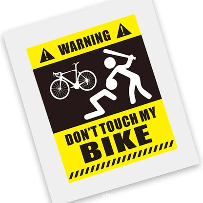 Bicycle Warning Stickers