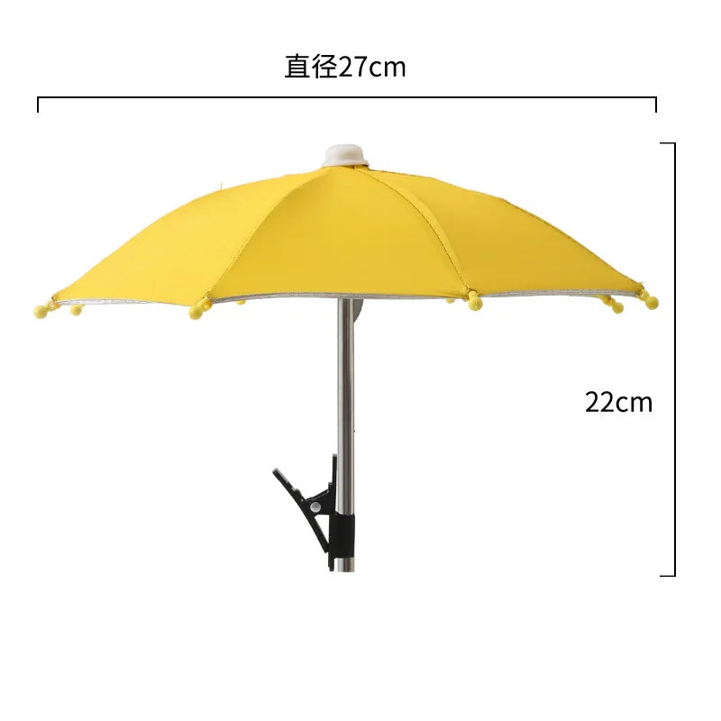 Ombrello parasole per cellulare