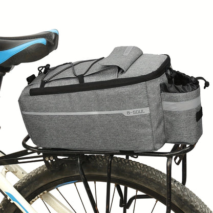 13L Waterproof Bike Rear Bag – Bicycle Pannier with Rain Cover