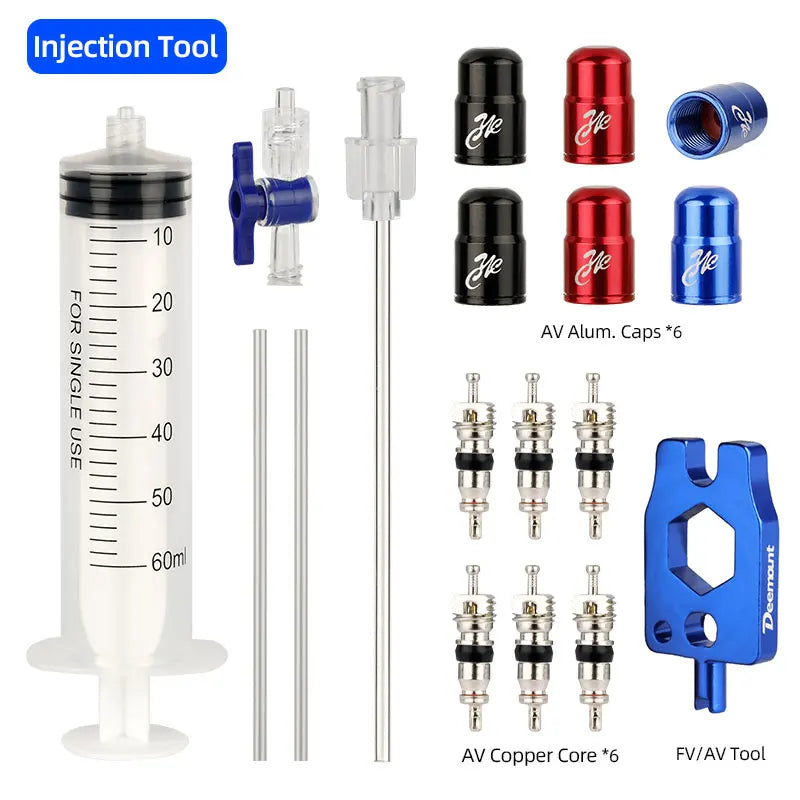 Bicycle Tubeless Tire Sealant Injector