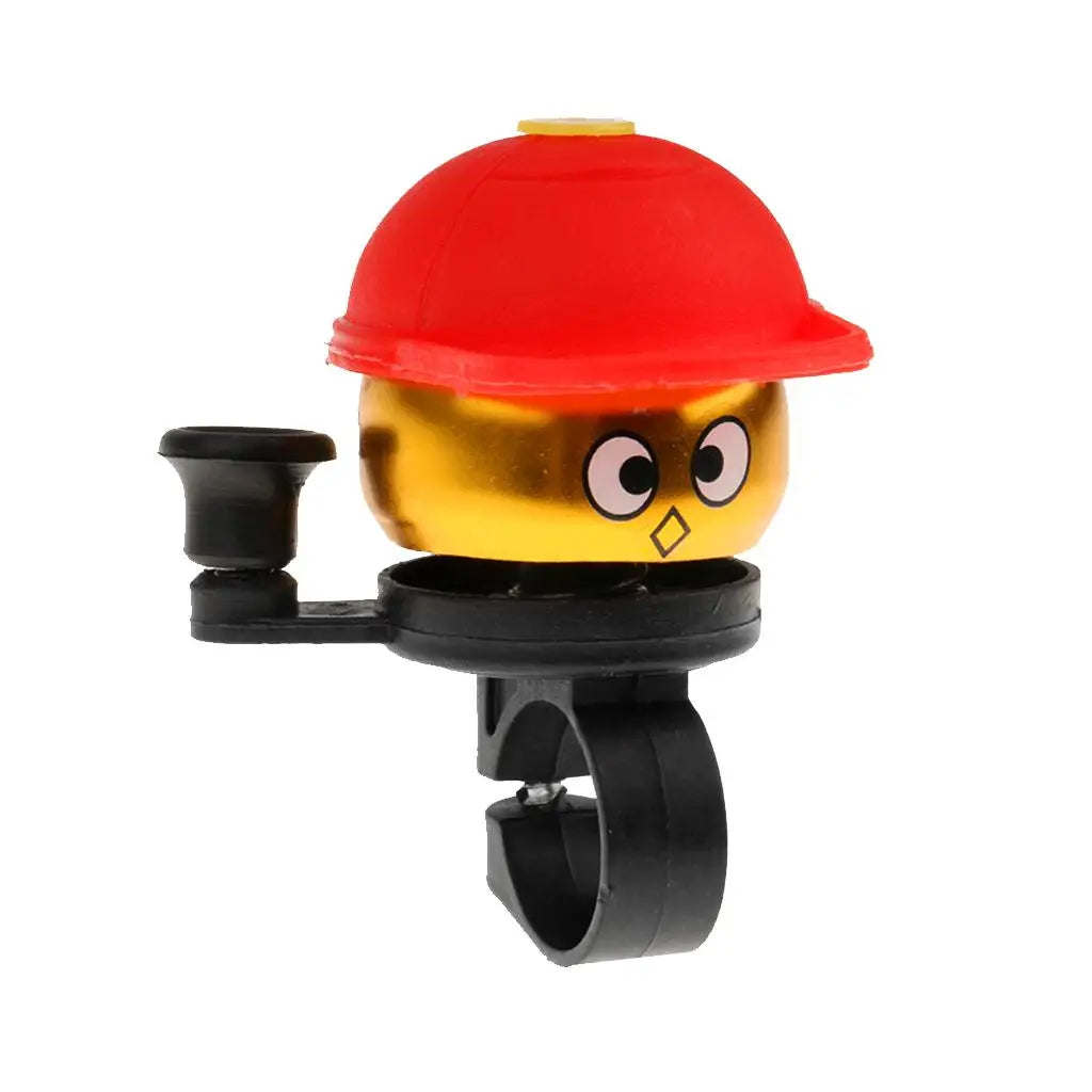 Novelty Hat Bike Bell – Aluminium | Clear Ring | Fits 22.2mm | 3 Colours