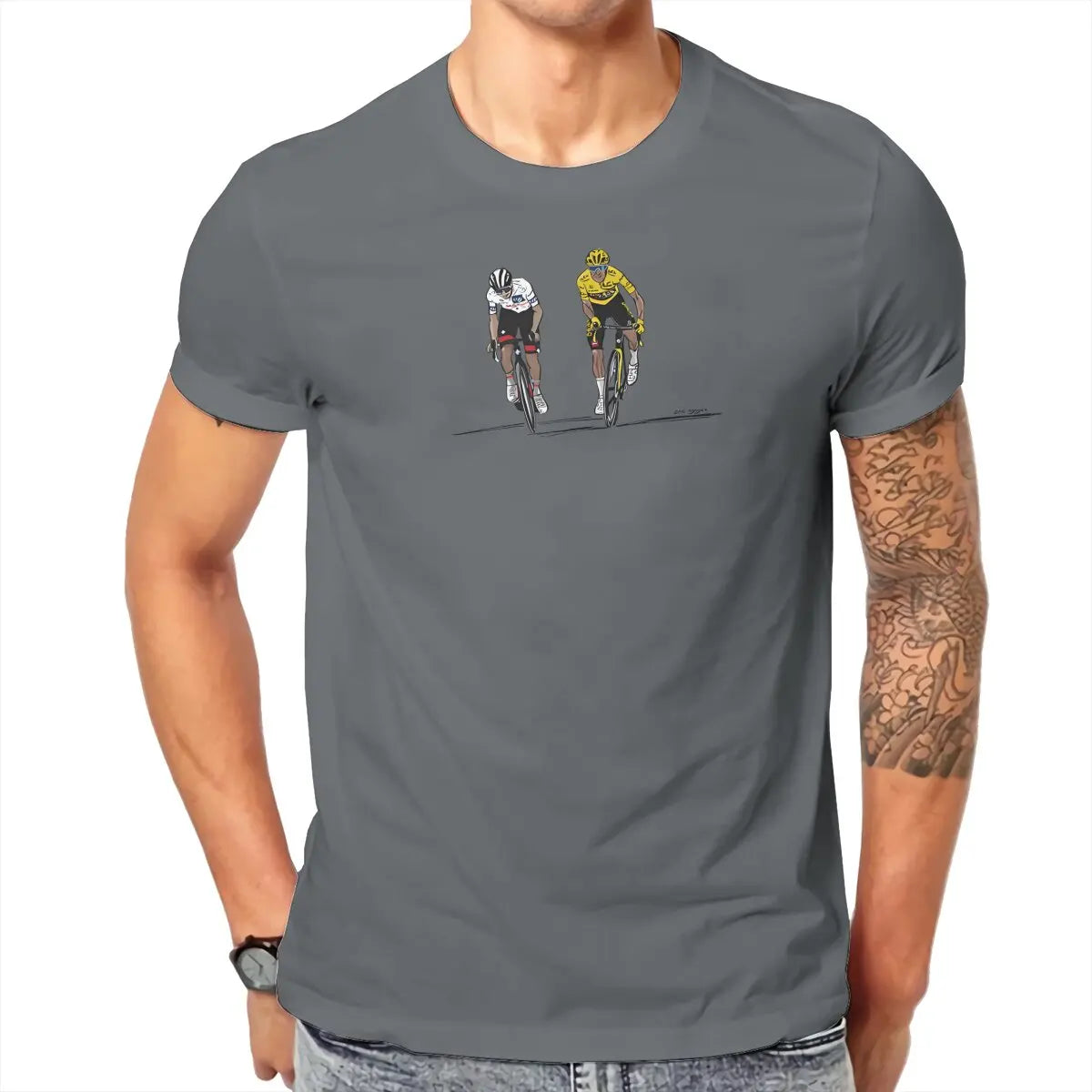 Camicia grafica classica da ciclista