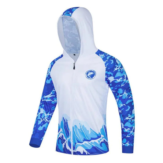 Maillot de pêche à capuche à séchage rapide pour hommes