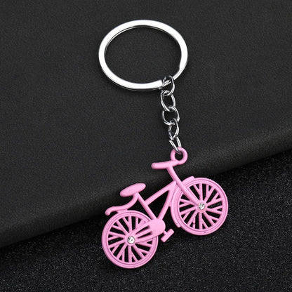 Llavero con diseño de bicicleta. 