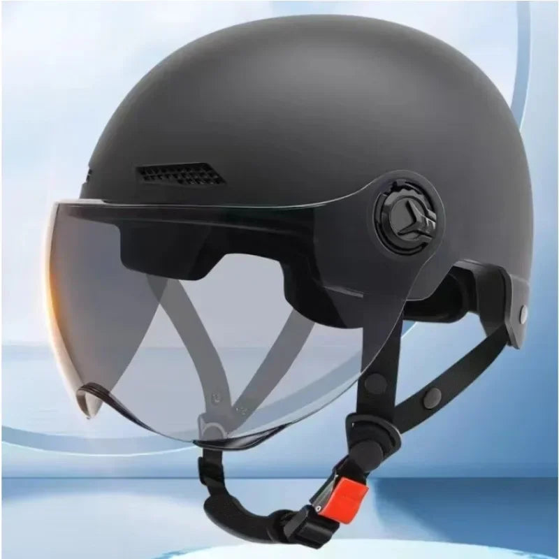 Bicycle Safety Helmet with Goggles 