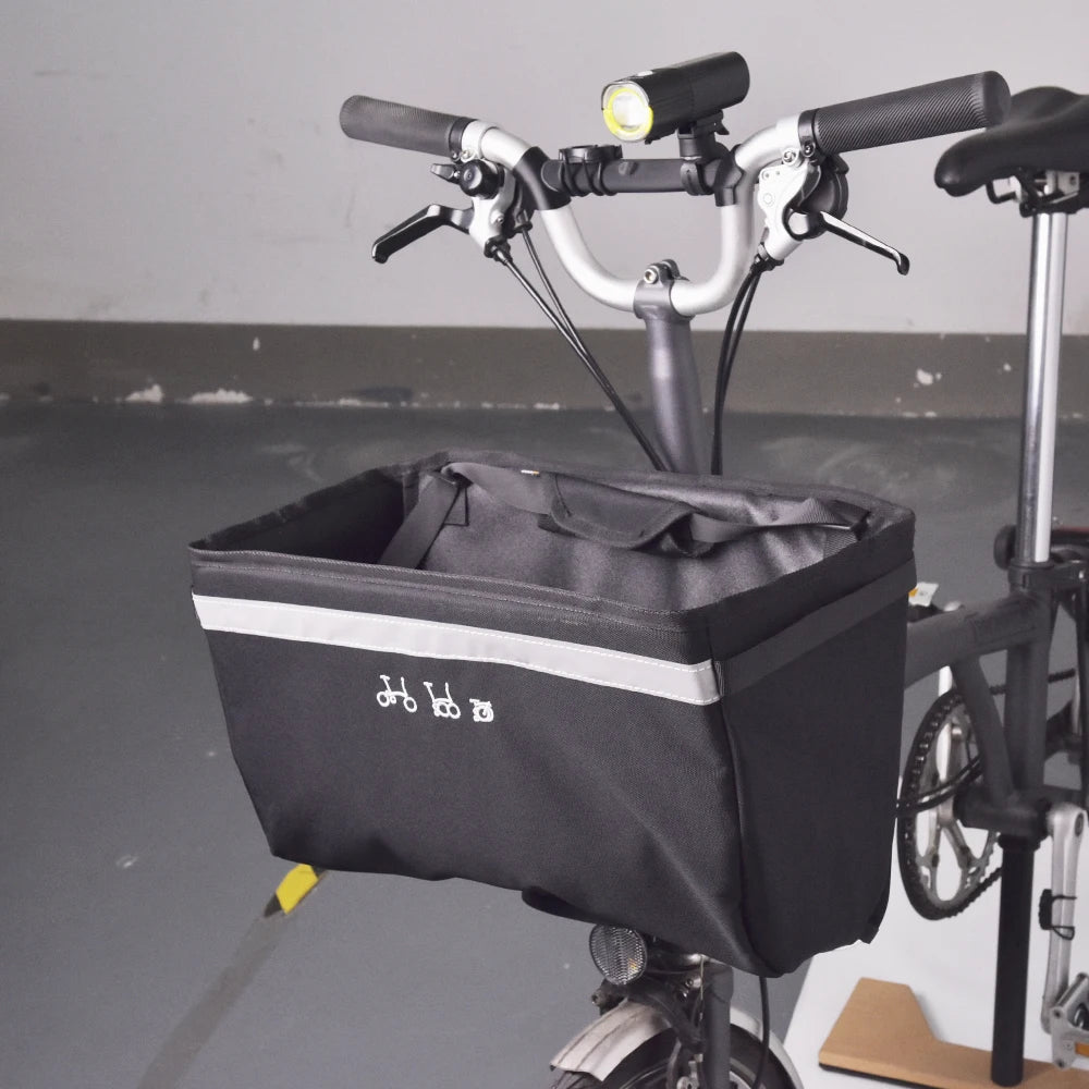 Cestino della bicicletta anteriore pieghevole