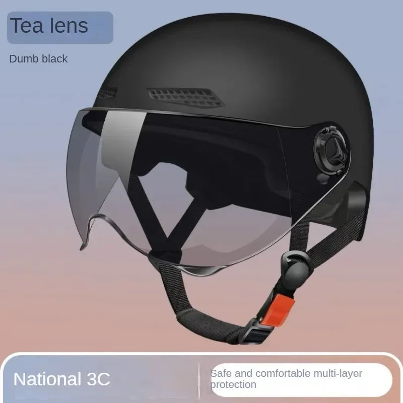 Bicycle Safety Helmet with Goggles 