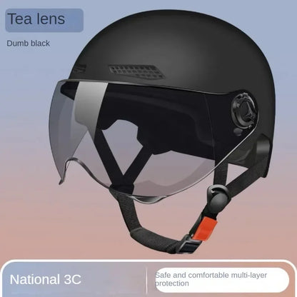 Bicycle Safety Helmet with Goggles 