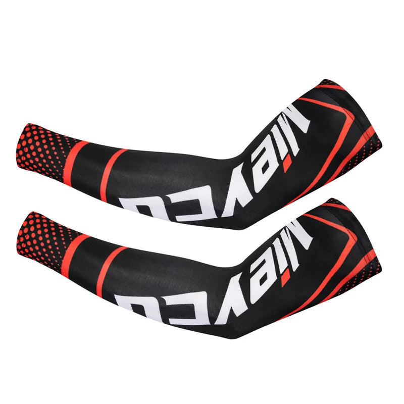 UV Protection Cycling Arm Sleeves – Breathable Ice Silk, Unisex