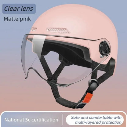 Bicycle Safety Helmet with Goggles 