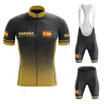 Conjunto de ciclismo Espanha 