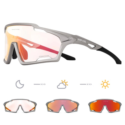Light-Adaptive Cycling Glasses